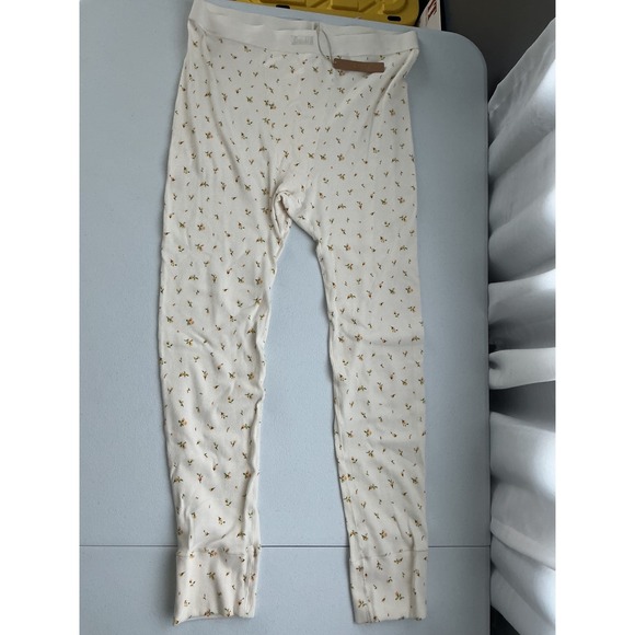 SKIMS Pants - SKIMS Women's 2X Ribbed Floral Thermal Leggings Pajama Pants Loungewear